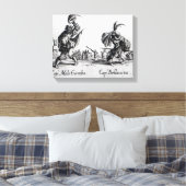 Balli de Sfessania, c.1622 キャンバスプリント (インサイチュ (寝室))