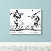 Balli de Sfessania, c.1622 キャンバスプリント (インサイチュ (ウッドフロア))