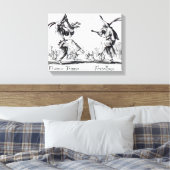 Balli de Sfessania, c.1622 キャンバスプリント (インサイチュ (寝室))