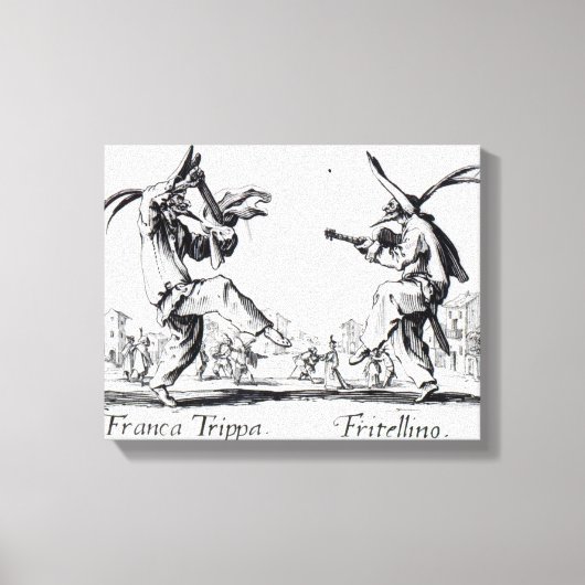 Balli de Sfessania, c.1622 キャンバスプリント (正面)