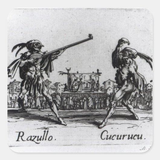 Balli de Sfessania, c.1622 スクエアシール (正面)