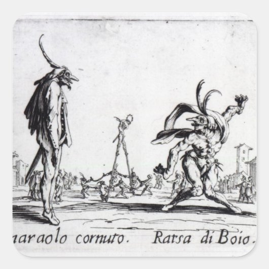 Balli de Sfessania, c.1622 スクエアシール (正面)