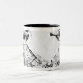 Balli de Sfessania、c.1622 ツートーンマグカップ (中央)