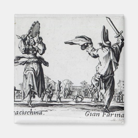 Balli de Sfessania, c.1622 マグネット (正面)