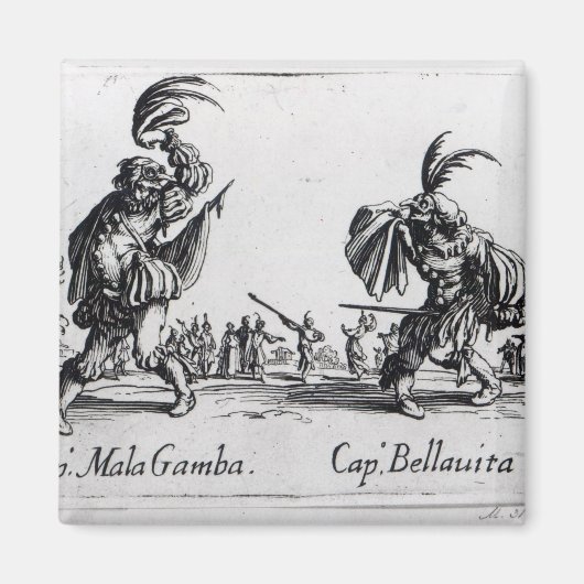 Balli de Sfessania, c.1622 マグネット (正面)