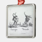 Balli de Sfessania、c.1622 メタルオーナメント (左)