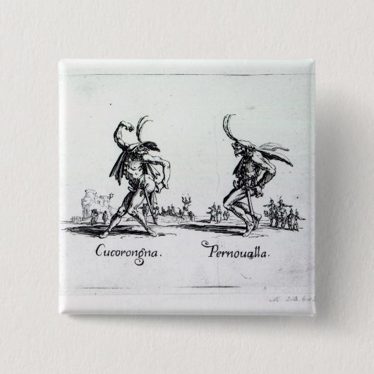 Balli de Sfessania、c.1622 缶バッジ (正面)