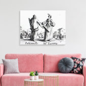 Balli de Sfessania, c.1622 2 キャンバスプリント (インサイチュ (リビング))