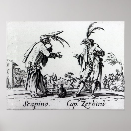 Balli de Sfessania, c.1622 2 ポスター (正面)