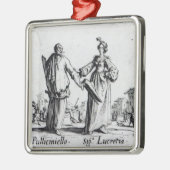 Balli de Sfessania、c.1622 2 メタルオーナメント (左)