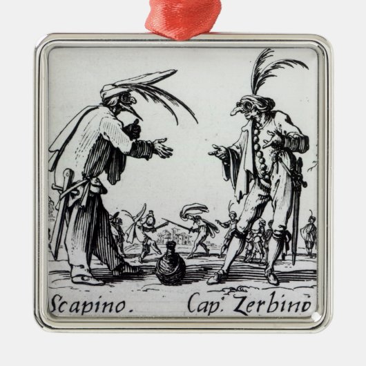 Balli de Sfessania、c.1622 2 メタルオーナメント (正面)