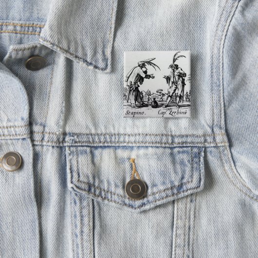 Balli de Sfessania、c.1622 2 缶バッジ (インサイチュ)