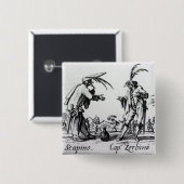 Balli de Sfessania、c.1622 2 缶バッジ (正面&裏面)