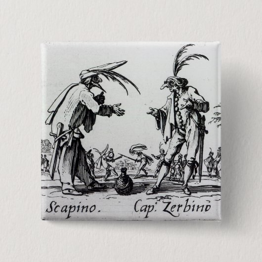 Balli de Sfessania、c.1622 2 缶バッジ (正面)