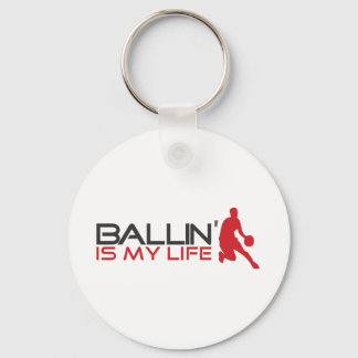 Ballin'は私のライフストリートボール キーホルダー