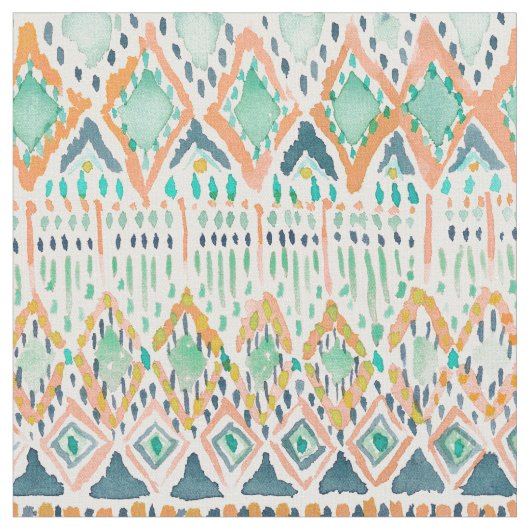 BALLIN」幾何学的な種族のBohoの夏 ファブリック (クローズアップ)