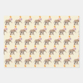 Ballon Elephant party INPAKPAPIER VEL ラッピングペーパーシート (正面2)
