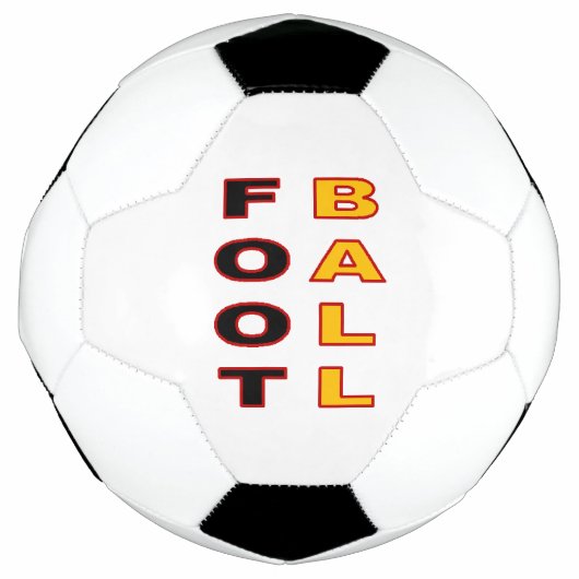 Ballon Foot  Design FOOTBALL  ALLEMAGNE サッカーボール (正面)