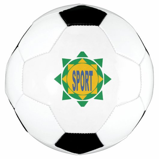 Ballon Foot Design SPORT  BRAZIL サッカーボール (正面)