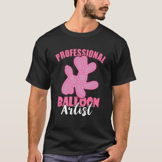 Ballon Twister Professional Balloon Artist Balloon Tシャツ (正面)