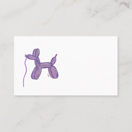 BALLOON 名刺 (裏面)