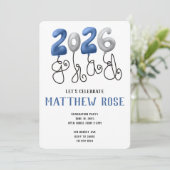 Balloon 2026 Grad Invitation 招待状 (スタンド正面)