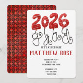 Balloon 2026 Grad Invitation 招待状 (正面/裏面)