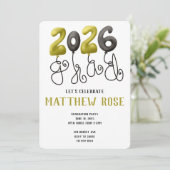 Balloon 2026 Grad Invitation 招待状 (スタンド正面)