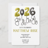 Balloon 2026 Grad Invitation 招待状 (正面)