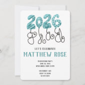 Balloon 2026 Grad Invitation 招待状 (正面)