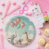 Balloon Animal Parade – Fun and Luxurious Party Ar ペーパープレート (パーティー)