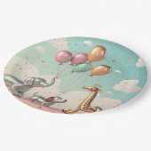 Balloon Animal Parade – Fun and Luxurious Party Ar ペーパープレート (アングル)