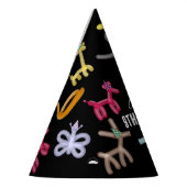 Balloon Animals Kids Birthday Party Theme パーティーハット (左)