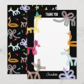 Balloon Animals Kids Party Theme (正面/裏面)