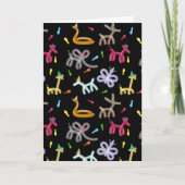 Balloon Animals Kids Party Theme カード (正面)