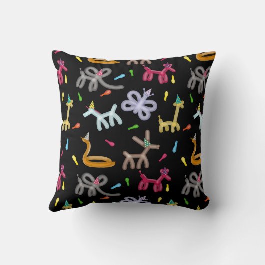 Balloon Animals Kids Party Theme クッション (裏面)