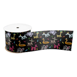 Balloon Animals Kids Party Theme サテンリボン