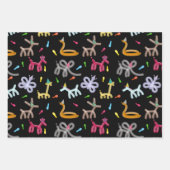 Balloon Animals Kids Party Theme ラッピングペーパーシート (正面)