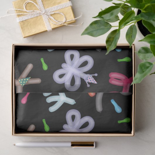 Balloon Animals Kids Party Theme 薄葉紙 (ギフト)