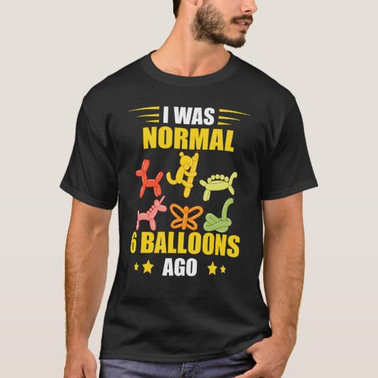 Balloon Artist 6 Ballons Ago Balloon Twisting Ball Tシャツ (正面)