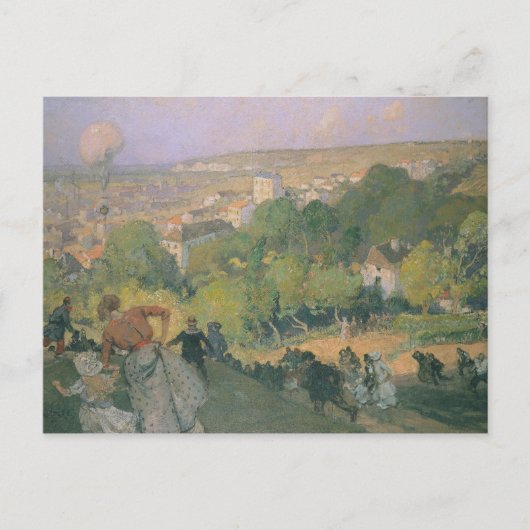 Balloon at Pre St-Gervais, c.1885 ポストカード (正面)