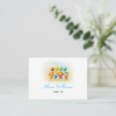 Balloon Buddies Bash Boy 1st Birthday Party Place  プレイスカード (スタンド正面)