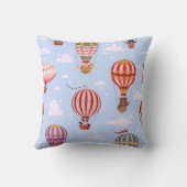 Balloon Buddies Throw Pillow クッション (裏面)