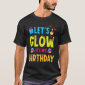 Balloon Cake Candle Happy Me You let's Glow it M Tシャツ (正面)