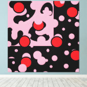 Balloon Clouds Group キャンバスプリント (インサイチュ (ウッドフロア))