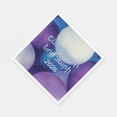 Balloon Design Armenian New Year Paper Napkin スタンダードランチョンナプキン (角)