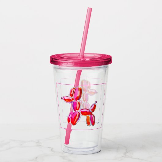 Balloon Dog アクリルタンブラー (裏面)