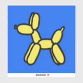 Balloon Dog Giant Vinyl Sticker シール (シート)