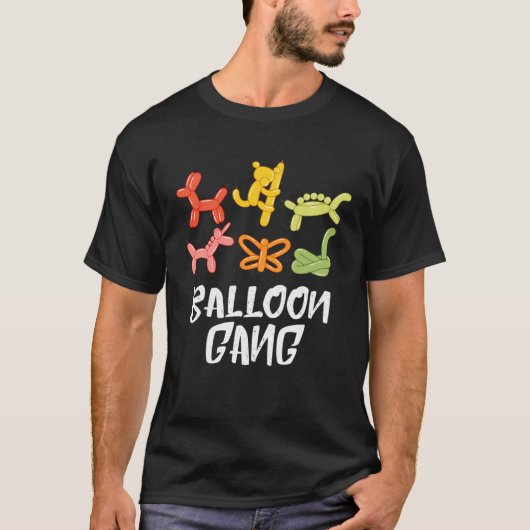 Balloon Gang Balloon Animal Balloon Party Balloon  Tシャツ (正面)