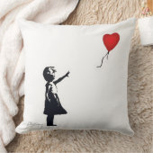 Balloon Girl クッション (ブランケット)